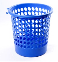 Del round waste paper basket round Trash Can plastic round cleaning drum Del Stationery 9556