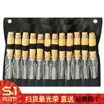 Promotion 12PC Suit Woodworking Engraving Knife (Wooden Handle) Wood Carving Knife Wood Carving Knife (With Tool Bag)