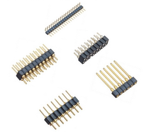 Gold-plated zhi jiao shuang pai zhen 0 8MM spacing 0 8 spacing a 50pin 2 * 4pin 8PIN 16pin
