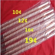 Golden cold oblique corrugated copper hose Φ10 × 0 8 soft purple connecting pipe threaded hose threaded hose threaded connection copper pipe