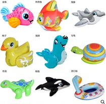 INTEX58590 cute animal water toy baby bath play beach animal inflatable water toy