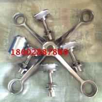 200 type four claws * glass curtain wall components canopy fittings 304 stainless steel adapter barge joint