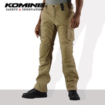 Japan KOMINE autumn and winter daily casual warm motorcycle riding pants velvet windproof with pocket PK-919