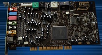  Original disassembly card innovation SB0350 classic color mouth 7 1 sound card