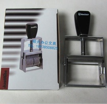 MaxStamp Gypsy flip-print print metal rack carton code stamp number 0-9 multi-line stamping