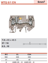 WTQ 6 1 EN STB Weidmüller Current Terminal 1934800000