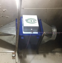 Hotel kitchen commercial air fume purifier 4000 air volume catering environmental protection electrostatic small separator