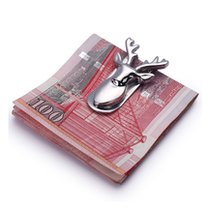 German Modeln Lucky Deer Head Men Money Clip Creative Banknote Clips Stainless Steel Money Clip Metal Wallet