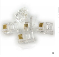 JY 4P4C Crystal Head 4p4c phone handset Crystal Head phone Crystal Head RJ12 Crystal Head 4 core