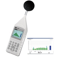 Taiwans Tshie TES-1358C 1 1 and 1 3-8-tone real-time audio analyzer