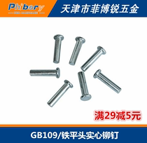 Flat head rivet GB109 flat head solid rivet M2 * 4 5 6 8 10 full discount
