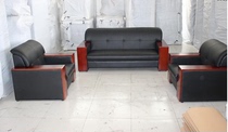 Manager room matching leather sofa office reception sofa reception lounge sofa fashion Shanghai office furniture