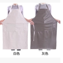 Move cement oil-proof Labor apron pet shop pu model increase hotel thickened factory leather restaurant waterproof