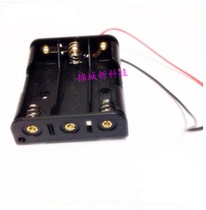 High quality without cover without switch four sections 5 battery holder 3 battery box with wire