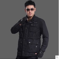 Outdoor Tactical Windcoat Mens Field Wear Jacket Casual Military Uniform Multi Pocket Jacket Waterproof Spring Autumn Lap and Men s