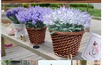 Simulation lavender fake flower Provence 10 head lavender simulation flower fake flower decorative flower lavender silk flower