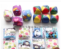 Childrens sandbag toys Kindergarten games throw sandbag cartoon canvas bag sand small sandbag fitness small toys
