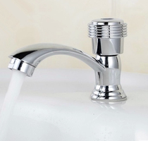 Face Basin Single Cold Hand Wheel Quick Open Tap Ceramic Basin Washbasin Table Basin Laundry Pool Single Hole Hand Screw Tap