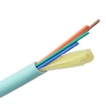 4 Core indoor Gigabit multi-mode fiber indoor bundle cable 6 core OM 30000 MHz multimode indoor fiber optic cable