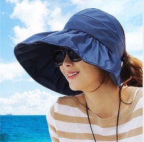 New sunscreen fishermans hat anti-ultraviolet face-shading womens foldable summer Joker big brim sun hat