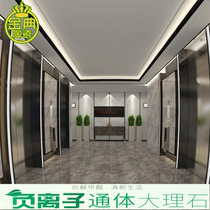 Negative ion ceramic tile 800x800 whole body marble energy stone floor tile wear-resistant antifouling and formaldehyde removal Foshan brick