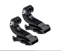 GoPro accessories hero 5 4 3 suitable for J-shaped seat helmet chest strap quick insertion base J-shaped base