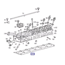 Mercedes-Benz accessories W202 W210 w124 220e head M111 engine parts