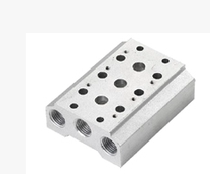 4V210-08 solenoid valve gas circuit board pneumatic valve plate 200 valve plate mounted solenoid valve plate confluence plate 4M310