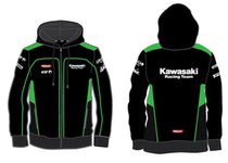 Kawasaki Kawasaki motorcycle sweater embroidery outdoor leisure sports hoodie Motorcycle riding jacket racing suit