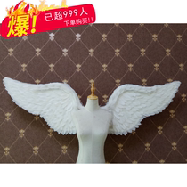 Customized Virgin Show Angel Wings Props White Feather Wings Atmosphere Stage Performance Lingerie Show Props