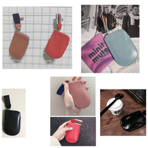 Exclusive custom Korea Quan Xiulin beginning with the same cowhide wallet card bag for a limited time