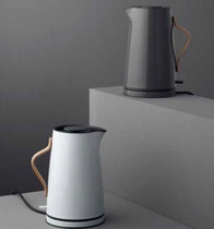 Stelton Danish HolmbackNordentoft EMMA wooden handle stainless steel electric kettle