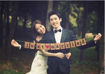 Shadow Building Larope Wedding wedding photography Photography Photography Outscene Scenery Themed Props Couple Photo Pendants Letters Listing Props