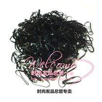 Black small leather band hair gadget Hairband hair rope headgear 1 pack 260