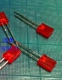 Red square lamp 5*7*2 red red red red LED short feet 1000
