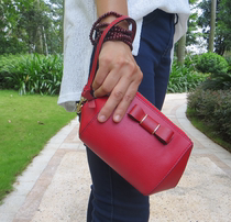 Leather cross grain leather mobile phone bag clutch bag womens genuine leather coin purse womens cosmetic bag womens wrist bag