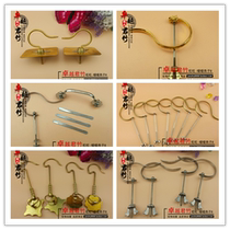 Square cage small bird cage hook small square bird cage embroidered eye wax mouth bamboo bird cage adhesive hook hemp material hibiscus Acacia hook accessories