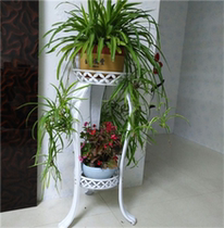 Iron flower stand flower few round flower pot flower pot flower art floor small flower stand flower basket rack