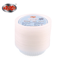 Jirmei 8CM small plate 50 disposable lunch boxes fast food round transparent packing box special guarantee