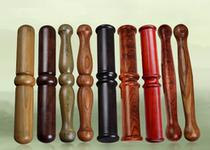 Redwood solid wood sandalwood Taiji ruler Taiji stick health bar purple light sandalwood Red Rosewood green sandalwood