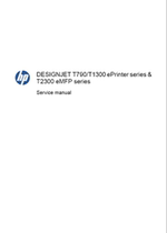 HP Plotter DesignJet T790 T1300 T2300 Repair Manual Disassembly Service Disassembly Upgrade