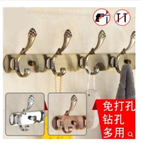 Household hook door rear home accessories wall decoration clothes hook door clothing stainless steel adhesive hook hook hook hanging