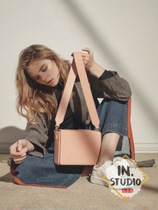 IN Home 2018 Spring Korean designer brand MUTEMUSE Cowhide Fashion Backpack