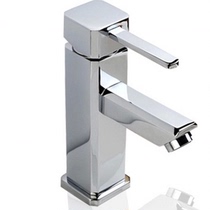 All-copper square hot and cold water basin faucet Single handle single hole washbasin faucet Kitchen faucet washbasin faucet