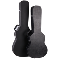  Simple guitar folk guitar case leather piano case 41 inch 40 black guitar case waterproof classical case wooden