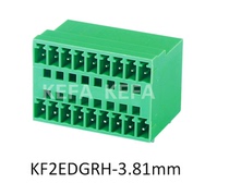 Kefa terminal KF2EDGRH 2EDGRHM-3 81mm double row pin seat with ear plug-in terminal block