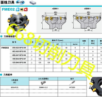 Zhuzhou Diamond 75 degree face milling cutter FME02-063-A22-SP12-05