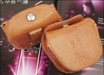 Stock Old stock 1960 annual production Large number with sea word full cow leather case Wind mirror box Zero wallet leather bag ultra-thick cow leather