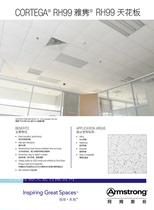 Armstrong mineral wool sound-absorbing board Yajun RH99 595*595*16mm Moisture-proof and fire-proof 3660-7