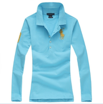 2020 Autumn new womens sports polo shirt bottoming body slim lapel casual tide Joker long sleeve T-shirt